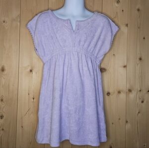 OshKosh B'Gosh Girl's Size 5 Lavender Terry Cloth Swim Suit Cover